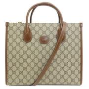 Gucci Vintage Pre-owned Plast handvskor Brown, Dam