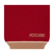 Moschino Halsduk med logotyp Red, Unisex