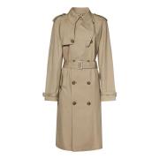 Ralph Lauren Beige Trench Coat Aw24 Beige, Dam