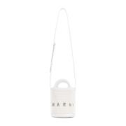 Marni Tropicalia Mini Bucket Bag White, Dam