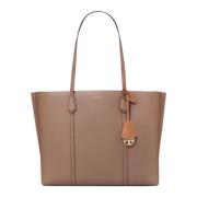 Tory Burch Triple-Compartment Tote - Clam Shell Brown, Dam