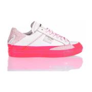 Mimanera Vita Rosa Sneakers Handgjorda Italien Multicolor, Unisex