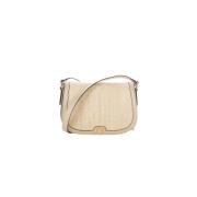 Poche Paris Fashionable Tote Bag Beige, Dam