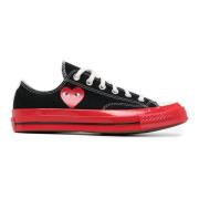 Comme des Garçons Play Chuck Taylor 1970s Låga Sneakers Black, Dam