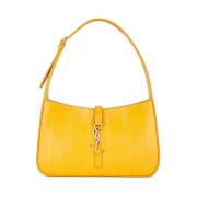 Saint Laurent Logo Hobo Axelväska Yellow, Dam