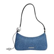 Jacquemus Blå Denim Le Bisou Perle Väska Blue, Unisex