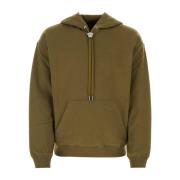 Versace Stilren Army Green Bomulls Sweatshirt Green, Herr