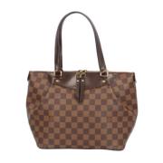 Louis Vuitton Vintage Pre-owned Canvas axelremsvskor Brown, Dam