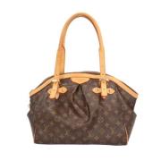 Louis Vuitton Vintage Pre-owned Canvas axelremsvskor Brown, Dam