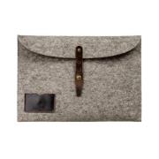 Bleu de Chauffe Misha Laptop Sleeve Naturläder Gray, Unisex