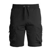 Parajumpers Svarta Bermuda Shorts Irvine Jersey Black, Herr