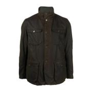 Barbour Ogston Vaxjacka - Stilren och Funktionell Green, Herr