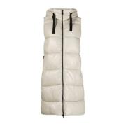 Save The Duck Iria Lång Puffer Gilet Beige, Dam