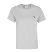 Maison Kitsuné Fox Head Patch T-shirt Gray, Herr