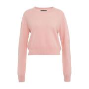 Crush Rose Stickat Aw24 Pink, Dam