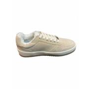 Philippe Model Beige Low-Top Eco-Fur Sneakers Beige, Dam