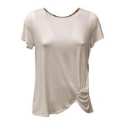 Alviero Martini 1a Classe Kortärmad T-shirt för män Beige, Dam