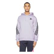 Adidas Future Icons 3 Stripes Hoodie Purple, Herr