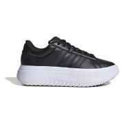 Adidas Grand Court Platforma Slippers Black, Dam