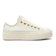 Converse Chuck Taylor All Star Lift Sneakers Beige, Dam