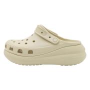 Crocs Klassiska Crush Träsko Sandaler Beige, Dam