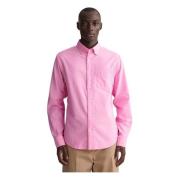 Gant Regular Fit Archive Oxford Shirt Pink, Herr