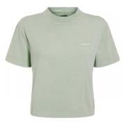 Guess Breanna Crop Tee T-shirt Green, Dam