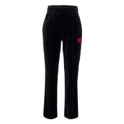 Hugo Boss Velvet Pant Långa byxor Black, Dam