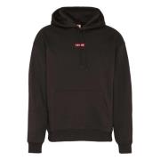 Levi's Avslappnad Baby TAB Hoodie Black, Herr