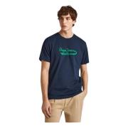 Pepe Jeans Claude T-shirt Blue, Herr