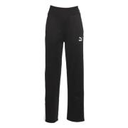 Puma T7 Straight Pants Långa byxor Black, Dam