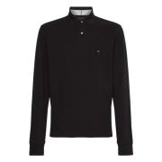 Tommy Hilfiger Långärmad polo Black, Herr