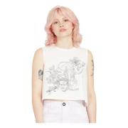 Volcom Fa Ed Merlin Murray Tank Tank Top White, Dam