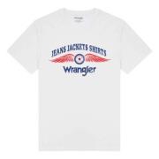 Wrangler T-shirt White, Herr