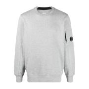 C.P. Company Patch Cotton Sweatshirt Gray, Herr