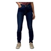 Only Life Mid Skinny Long pants Blue, Dam