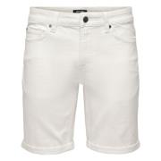 Only & Sons Shorts White, Herr