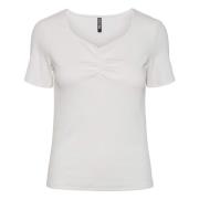 Pieces T-shirt White, Dam