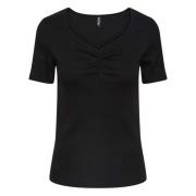 Pieces Billig T-shirt Black, Dam