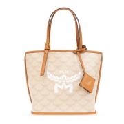 MCM Himmel Mini shopper väska Beige, Dam