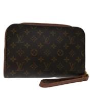 Louis Vuitton Vintage Pre-owned Canvas kuvertvskor Brown, Dam