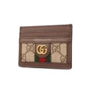 Gucci Vintage Pre-owned Laeder hem-och-kontorstillbehr Brown, Dam