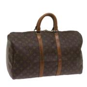 Louis Vuitton Vintage Pre-owned Canvas resvskor Brown, Dam