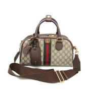 Gucci Vintage Pre-owned Laeder handvskor Beige, Dam