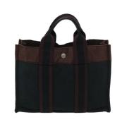 Hermès Vintage Pre-owned Canvas totevskor Black, Dam