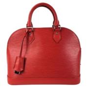 Louis Vuitton Vintage Pre-owned Laeder handvskor Red, Dam