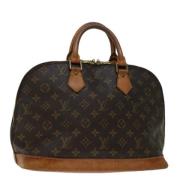 Louis Vuitton Vintage Pre-owned Canvas handvskor Brown, Dam