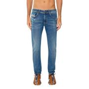 Diesel Lågskuren Skinny Denim Jeans Blue, Herr