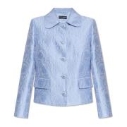 Dolce & Gabbana Blazer med logotyp Blue, Dam