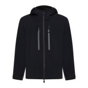 Moncler Svart Teknisk Nylonjacka Black, Herr